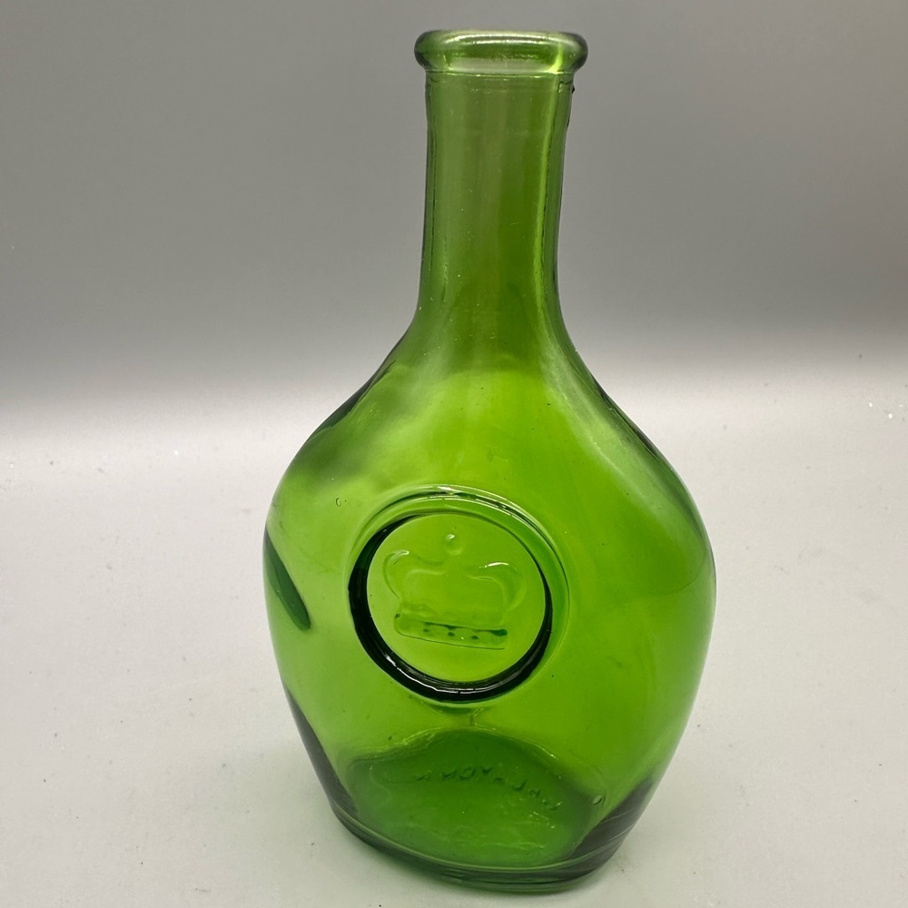 Wheaton vintage Green Glass Decorative Vase